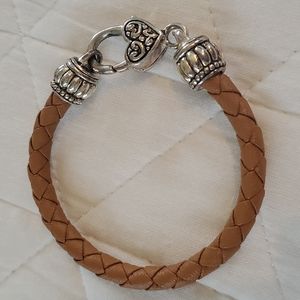 Brighton Woven Leather Bracelet